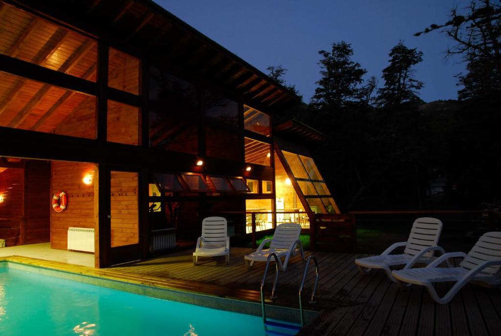 Aparthotel Arbolar, Casas De Montana- Piscina Climatizada Villa La Angostura Exterior foto